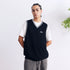 BURNIN* “97’series” v-neck custom knitted vest