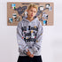 BURNIN* Realistic Sticker Slogan Hoodie