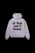 BURNIN* Realistic Sticker Slogan Hoodie