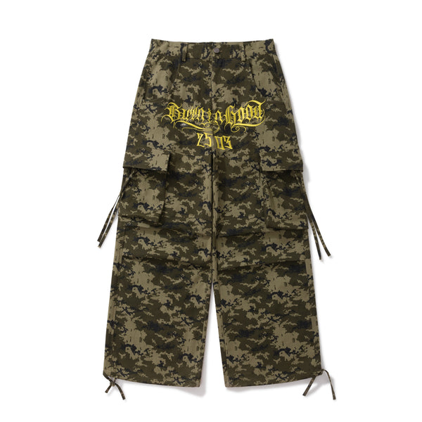 Burnin* "2503" Digital Camouflage Wide-Leg Pants