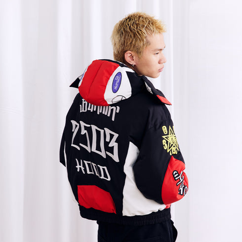 BURNIN* "2503" Helmet Deconstructed Racing Cotton Jacket