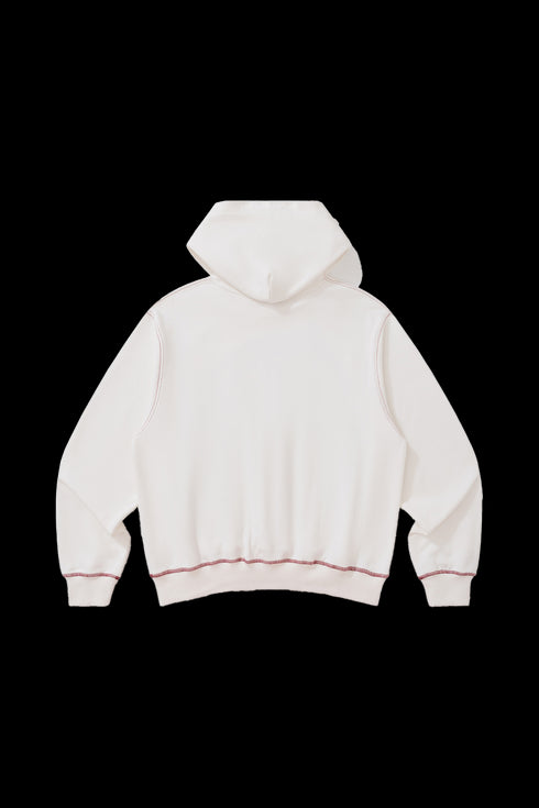 BURNIN* Swirl Contrast Color Foam Hoodie