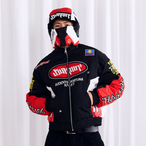 BURNIN* "2503" Helmet Deconstructed Racing Cotton Jacket