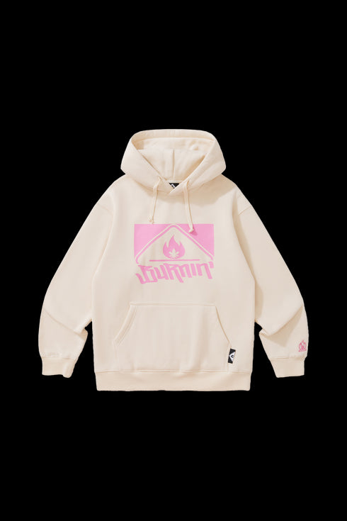 BURNIN* Square LOGO New Style Hoodie