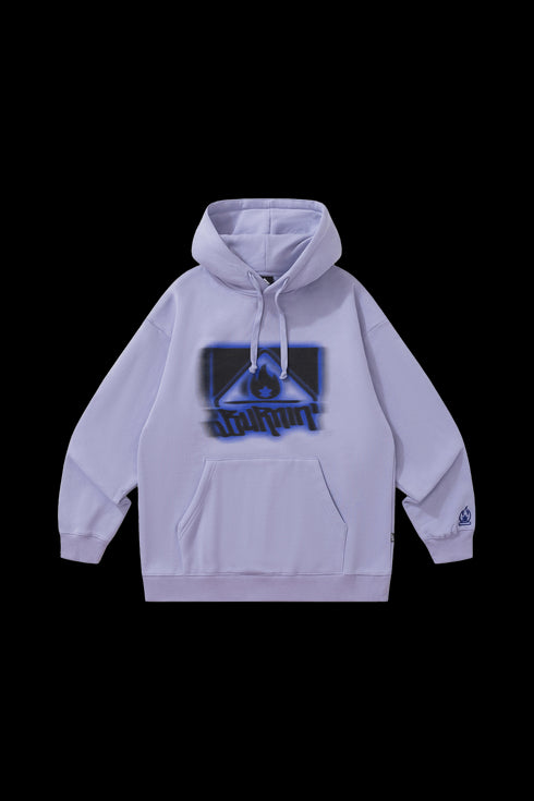 BURNIN* Square LOGO New Style Hoodie