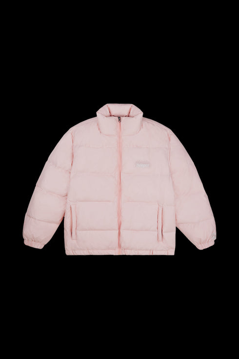 BURNIN * Horizontal Logo Flame Embroidery Down Jacket